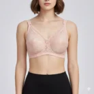 Wireless bra in pink